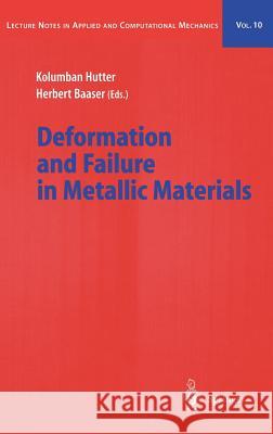 Deformation and Failure in Metallic Materials