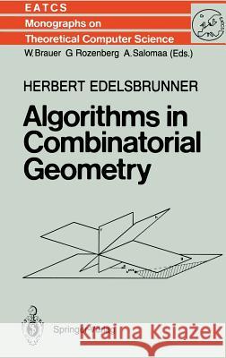 Algorithms in Combinatorial Geometry
