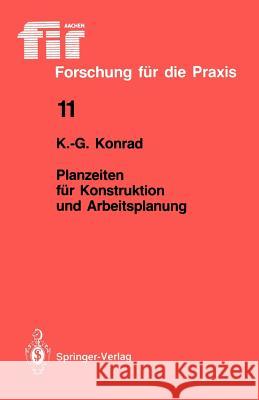 Planzeiten Für Konstruktion Und Arbeitsplanung
