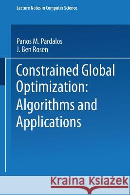 Constrained Global Optimization: Algorithms and Applications