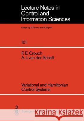 Variational and Hamiltonian Control Systems