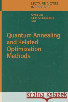 Quantum Annealing and Related Optimization Methods