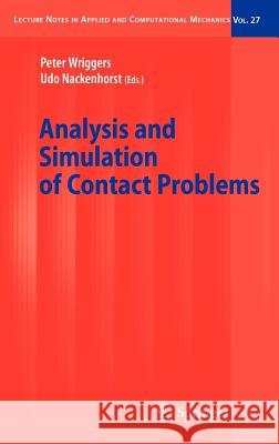 Analysis and Simulation of Contact Problems