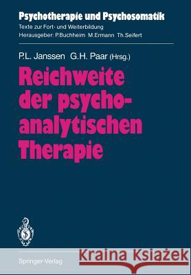 Reichweite der psychoanalytischen Therapie