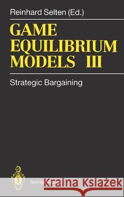 Game Equilibrium Models III: Strategic Bargaining