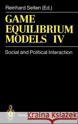 Game Equilibrium Models IV: Social and Political Interaction