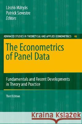 The Econometrics of Panel Data: Fundamentals and Recent Developments in Theory and Practice