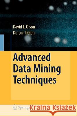 Advanced Data Mining Techniques