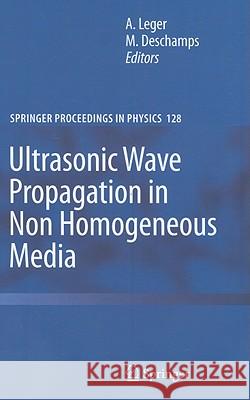 Ultrasonic Wave Propagation in Non Homogeneous Media