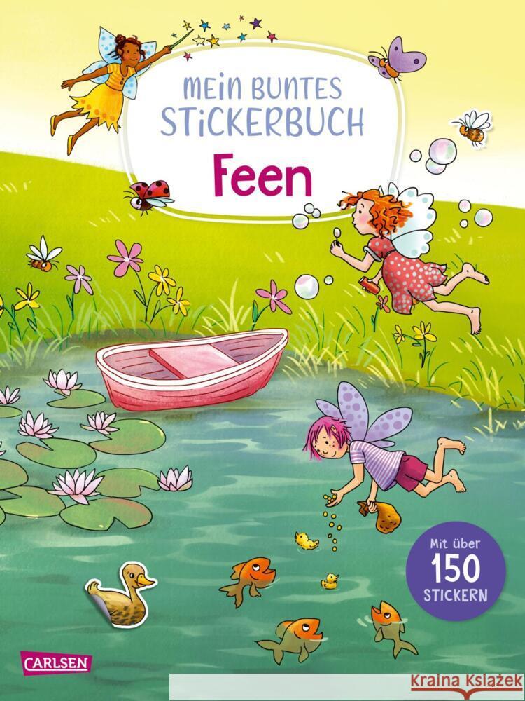 Mein buntes Stickerbuch: Feen