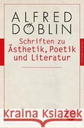 Schriften zu Ästhetik, Poetik und Literatur : Mit einem Nachwort von Erich Kleinschmidt