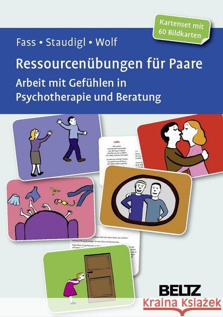 Ressourcenübungen für Paare, 60 Bildkarten : Arbeit mit Gefühlen in Psychotherapie und Beratung. Mit Übungen