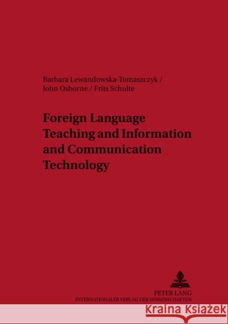 Foreign Language Teaching and Information and Communication Technology