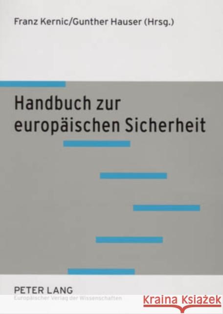 Handbuch Zur Europaeischen Sicherheit: 2., Durchgesehene Auflage