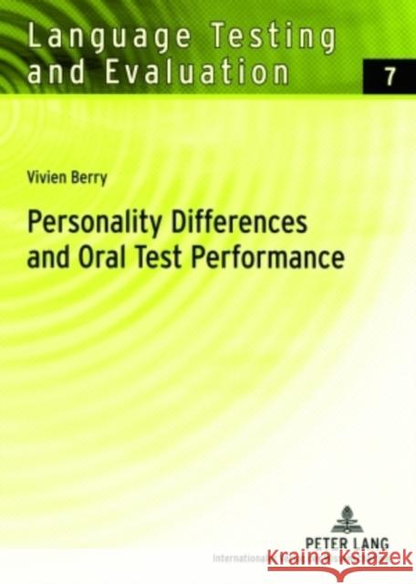 Personality Differences and Oral Test Performance