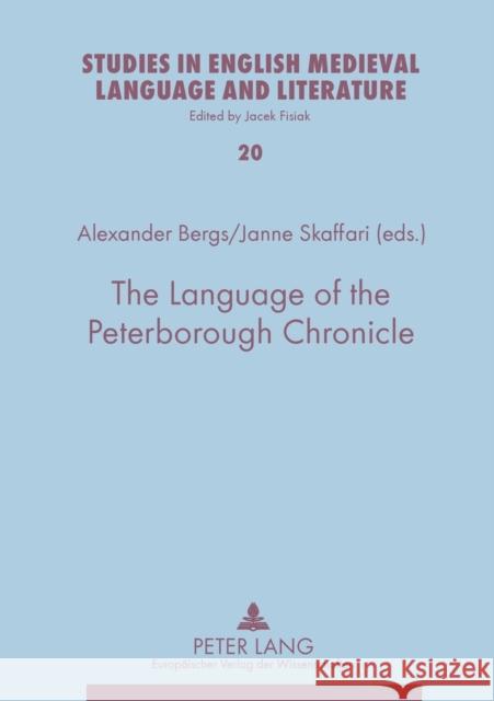 The Language of the Peterborough Chronicle