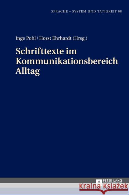 Schrifttexte Im Kommunikationsbereich Alltag