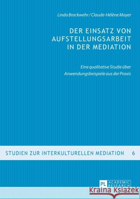 Der Einsatz Von Aufstellungsarbeit in Der Mediation: Eine Qualitative Studie Ueber Anwendungsbeispiele Aus Der Praxis