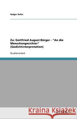Zu: Gottfried August Bürger - 