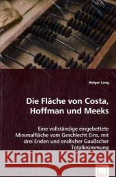 Die Fläche von Costa, Hoffman und Meeks : Eine vollständige eingebettete Minimalfläche vom Geschlecht Eins, mit drei Enden und endlicher Gaußscher Totalkrümmung