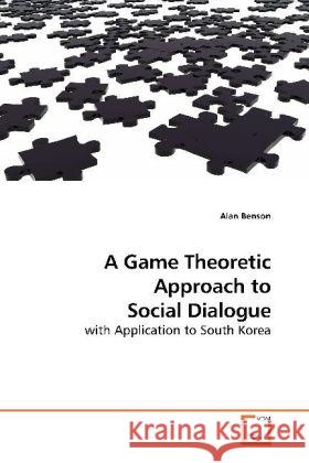 A Game Theoretic Approach to Social Dialogue : with Application to South Korea