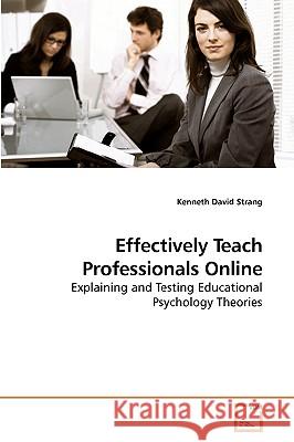 Effectively Teach Professionals Online