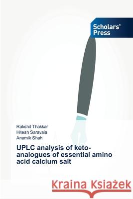 UPLC analysis of keto-analogues of essential amino acid calcium salt