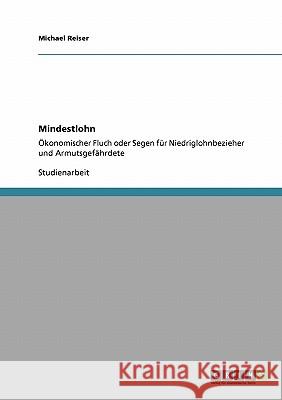 Mindestlohn. Ökonomischer Fluch oder Segen für Niedriglohnbezieher und Armutsgefährdete