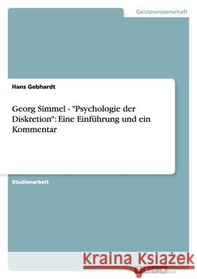 Georg Simmel - 