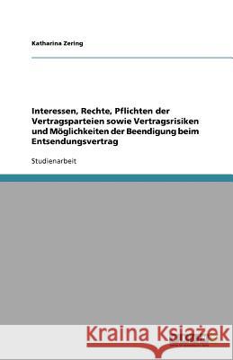 Interessen, Rechte, Pflichten der Vertragsparteien sowie Vertragsrisiken und Möglichkeiten der Beendigung beim Entsendungsvertrag