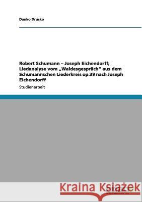Robert Schumann - Joseph Eichendorff; Liedanalyse vom 