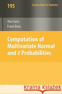 Computation of Multivariate Normal and t Probabilities