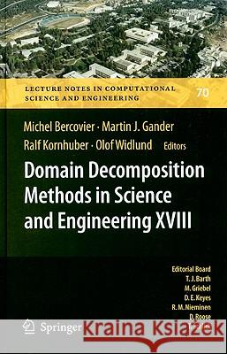 Domain Decomposition Methods in Science and Engineering XVIII