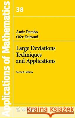 Large Deviations Techniques and Applications