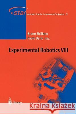 Experimental Robotics VIII