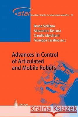 Advances in Control of Articulated and Mobile Robots