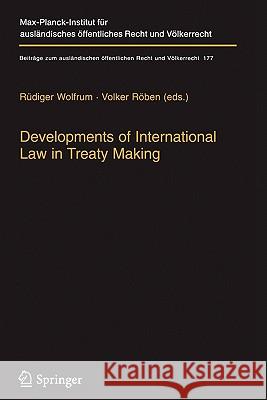 Developments of International Law in Treaty Making