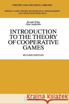 Introduction to the Theory of Cooperative Games