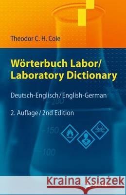 Wörterbuch Labor / Laboratory Dictionary: Deutsch/Englisch - English/German