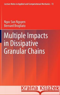 Multiple Impacts in Dissipative Granular Chains