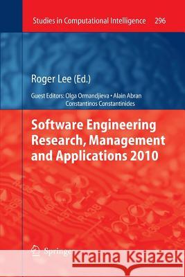 Software Engineering Research, Management and Applications 2010