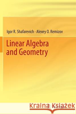 Linear Algebra and Geometry