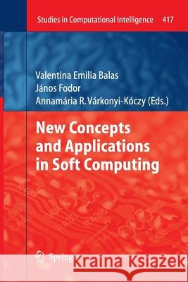 New Concepts and Applications in Soft Computing