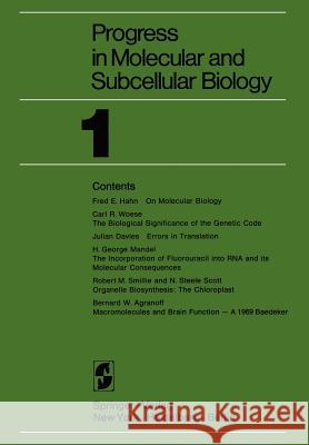 Progress in Molecular and Subcellular Biology