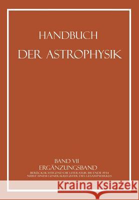 Ergänzungsband: Berücksichtigend Die Literatur Bis Ende 1934 Nebst Einem Generalregister Des Gesamtwerkes