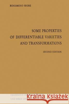 Some Properties of Differentiable Varieties and Transformations: With Special Reference to the Analytic and Algebraic Cases