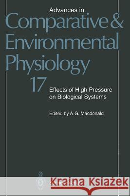 Effects of High Pressure on Biological Systems