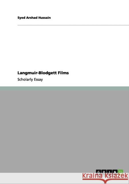 Langmuir-Blodgett Films