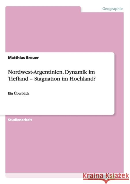 Nordwest-Argentinien. Dynamik im Tiefland - Stagnation im Hochland?: Ein Überblick