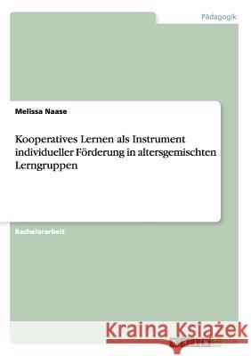 Kooperatives Lernen als Instrument individueller Förderung in altersgemischten Lerngruppen
